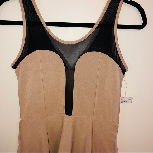 Tan Night Out Dress - Picture 4 of 5